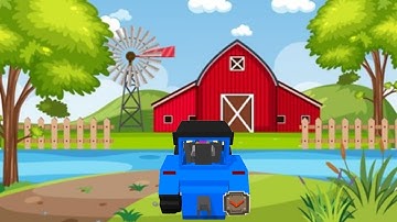 Dear memory of the old home-farm,—The hedge-rows fencing the crops from harm - Blocky Farm Simulator