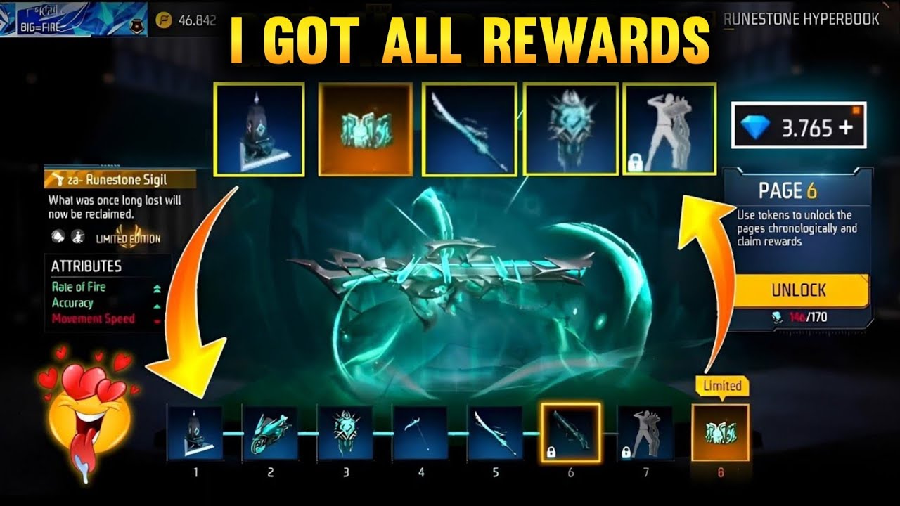 New Hyper Book Top Up Event Free Fire | Runestone Hyper Book Top Up Event Free Fire | New Event FF