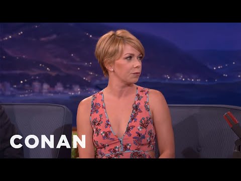 Mary Elizabeth Ellis: Charlie Day Arm-Wrestled For The Right To Hit On Me  - CONAN on TBS