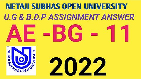 nsou//b.d.p//u.g//assignment  m.c.q answer//Aebg 11