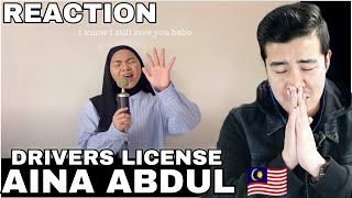 [REACTION] Aina Abdul - Drivers License