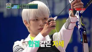 【TVPP】MONSTA X  - Archery Finals, 몬스타엑스 - 아육대 양궁 결승전 @ ISAC 2016