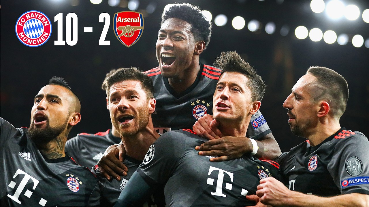 Robben, Lewandowski & Co. ON FIRE! 🤯 | FC Bayern vs. Arsenal FC | Champions League Highlights 2017