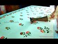 fabric painting : Four type full saree fabric painting small bunches des...