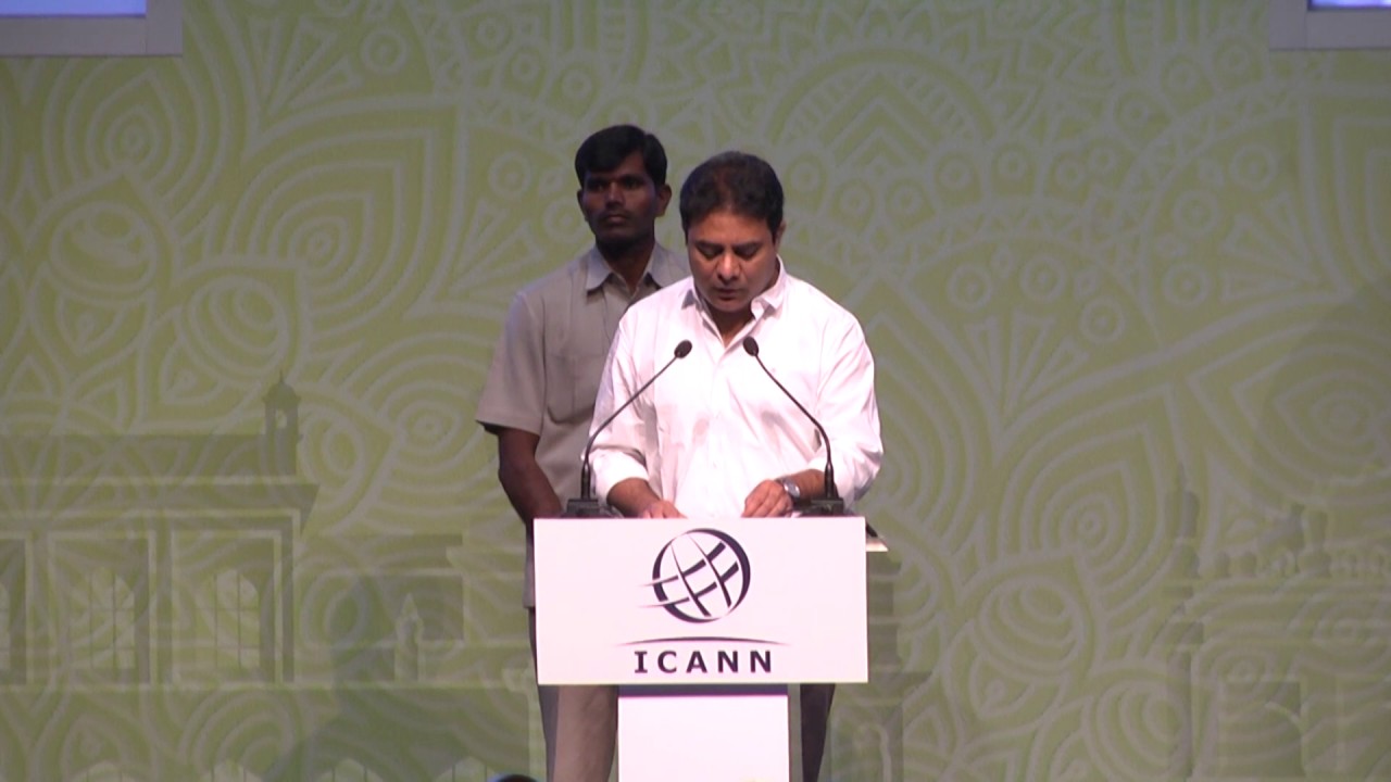Minister KTR speech in ICANN57