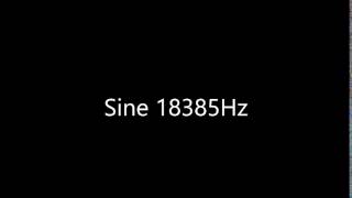 Sine 18385Hz Audio Only