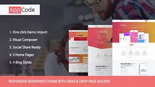 Appcode - Responsive Mobile App Wordpress Theme Themeforest Website Templates And Themes