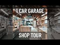 TINY SHOP TOUR! | SINGLE CAR GARAGE