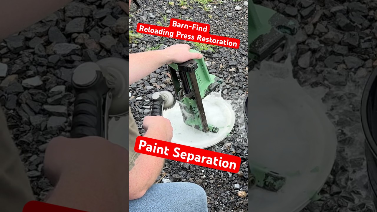 Part 2-Restoring a Barn-Find Reloading Press-Rust Removal Mistake #restoration
