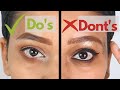 Hooded eyes dos  donts