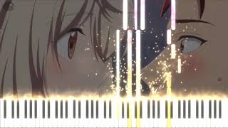 Ookami san wa Taberaretai  Episode 2 - OST - Love Sensei - Piano Tutorial