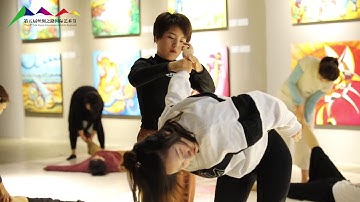 Contact improvisation workshop with Sveta Bird & Daniel Drago (Metamotion), Xian 2018, China