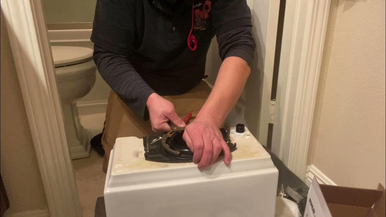 How to fix 2 Piece Kohler toilet leaking from Tank How to replace a