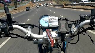 Kahawa to Nairobi CBD in 16min (safety first) Great rides on the Kibo motorcycle.