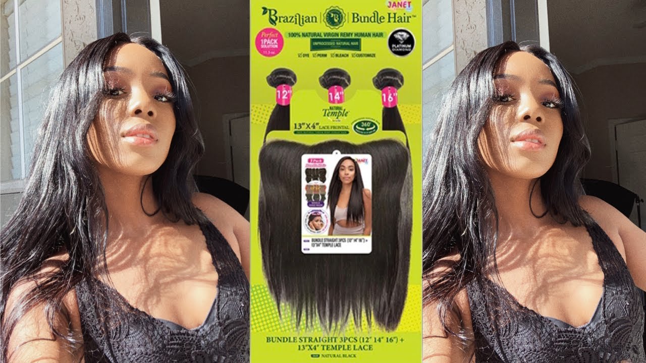 Janet Collection Brazilian Bundle Hair Review - YouTube