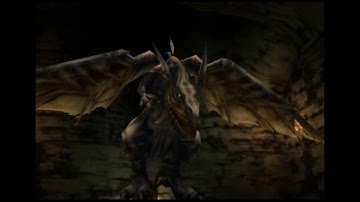 Vagrant Story - 53 Abandoned Mines B2 #6 BOSS Sky Dragon (Tearose Sigil)
