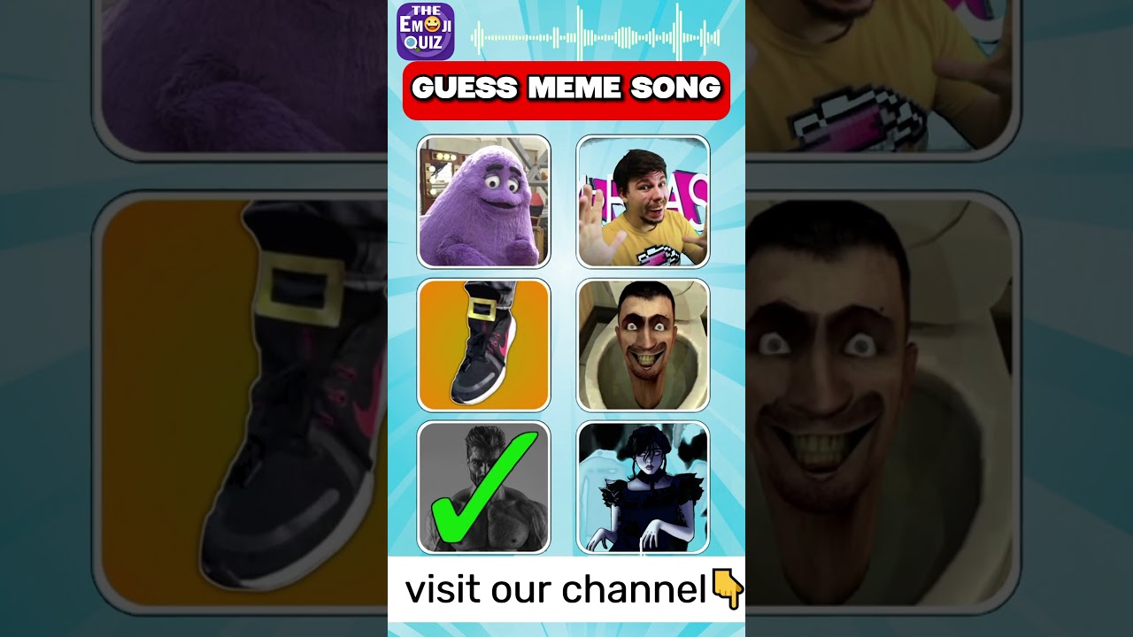 Can you Guess the Meme Song?♬ 