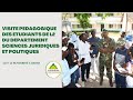 Visite pdagogique des tudiants de l2 du dpartement sciences juridiques et politiques  dakar