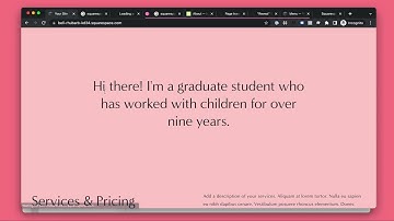 Squarespace Animated Page Loading Transition for 7.0 Brine family - Tutorial