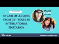 10 Career Lessons from 35+ Years in International Education