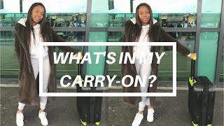 AIRPORT GRWM | OUTFIT, MAKEUP + WHAT’S IN MY CARRY ON?