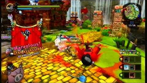 Happy Wars - Skirmish Mode - Part 8 - Map: Bird God