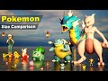 Pokemon  size comparison from smallest to largest with 3d animation  200 pokemon