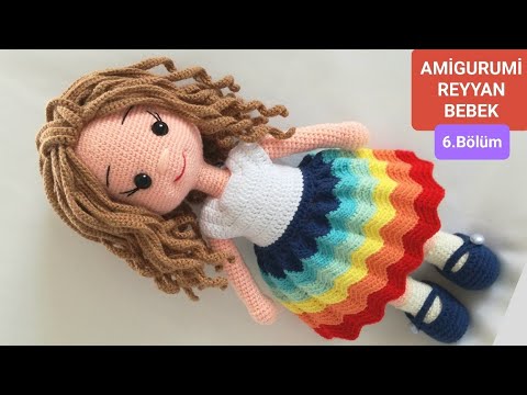 Amigurumi Reyyan Bebek Yapımı - Elbise Üstü Yapılışı 6/7 (Gül Hanım)