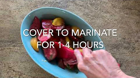 Simple Heirloom Tomato Salad