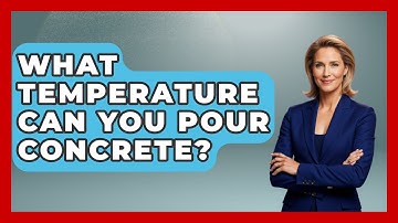 What Temperature Can You Pour Concrete? - Civil Engineering Explained