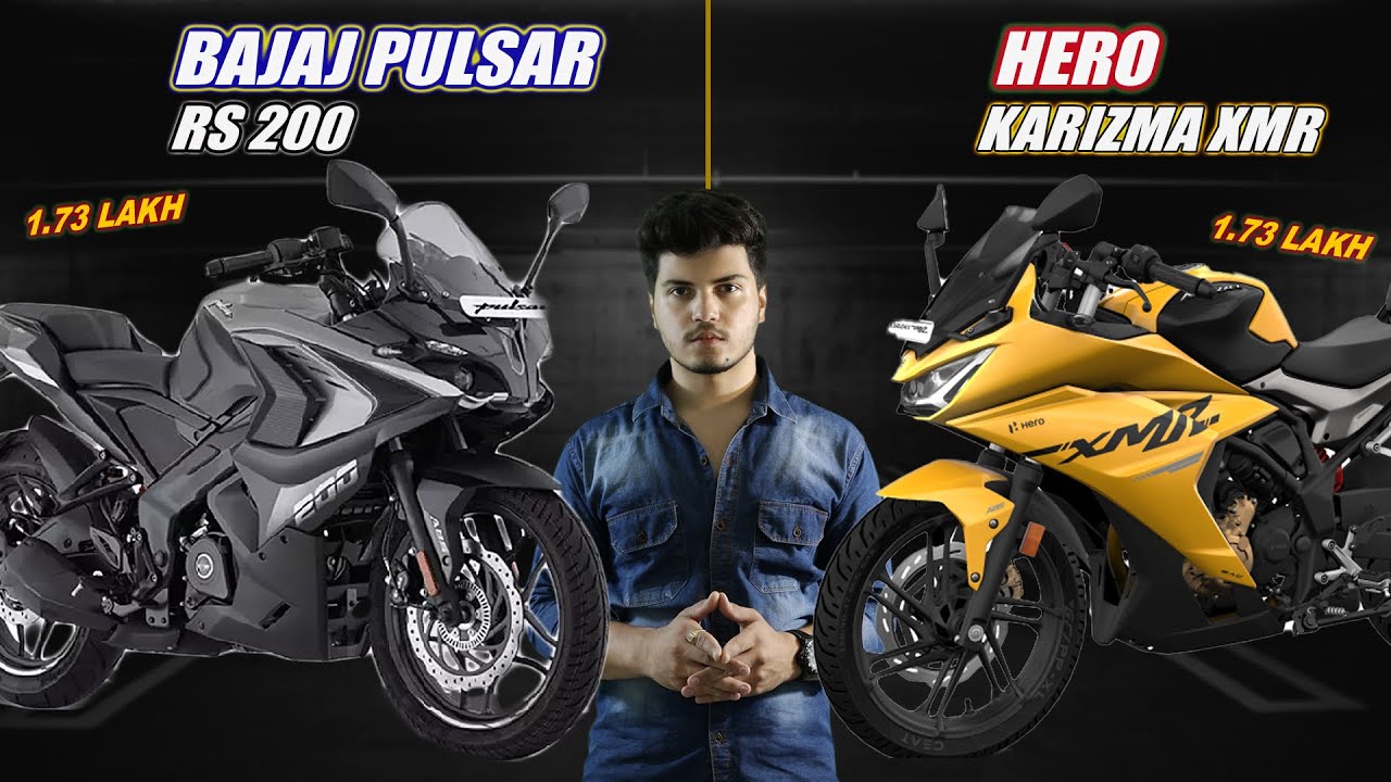 Hero Karizma XMR VS Bajaj Pulsar RS 200 Detailed Comparision YouTube