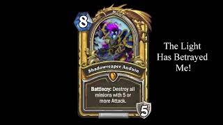 Voice Impressions: Hearthstone: Shadowreaper Anduin Voice Line