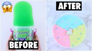 EXTREME STORE BOUGHT SLIME MAKEOVER CHALLENGE *fixing $5 cheap slime*