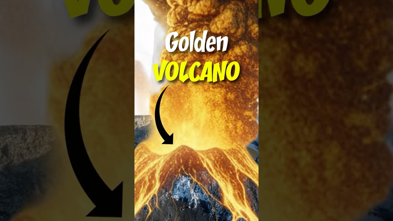 This Volcano Shoots Out Real Gold!