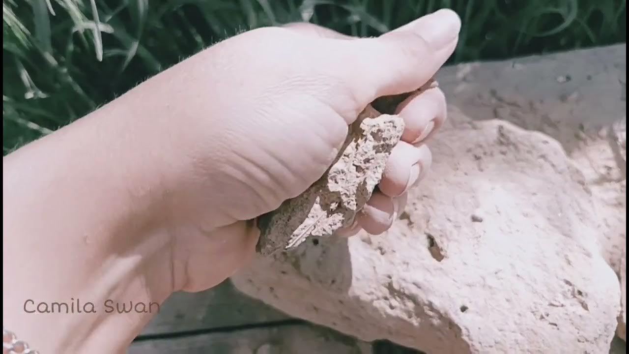 Глина Халва/ Пыльная,сухая глина/строительная глина/ #асмр#глинка - YouTube