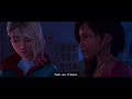 Spider Man Across The Spider Verse 2023 Gwen Talks To Miles S Parents Hd With Captions