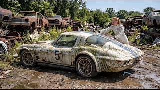 ASMR Car Restoration | America's Lost Racing Icon Comes Back to Life (1963 Corvette Grand Sport)