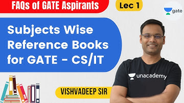 Subjects Wise Reference Books for GATE - CS/IT | L 1 | FAQs of GATE Aspirants | GATE 2022 CSE