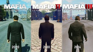 Mafia: Definitive Edition vs Mafia 2 vs Mafia 3 | Physics and Details Comparison