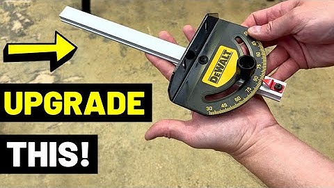 $0 vs. $90 Table Saw MITER GAUGE! (Buy a Fancy Miter Gauge...or UPGRADE YOUR OWN?!)