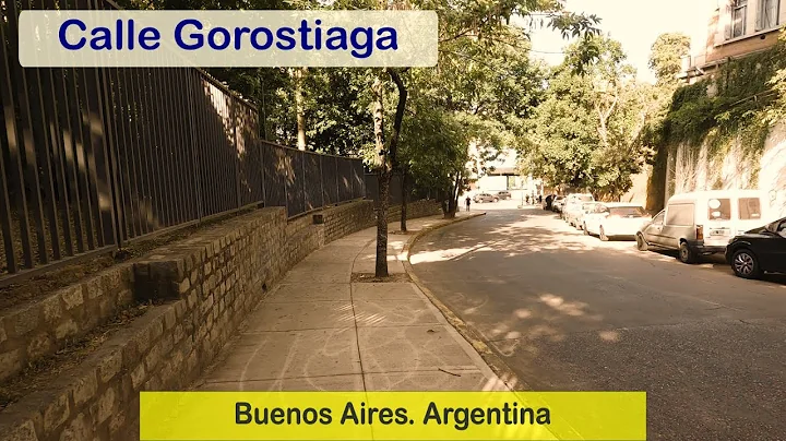 Calle Gorostiaga. Short Walk. Buenos Aires. Argentina.