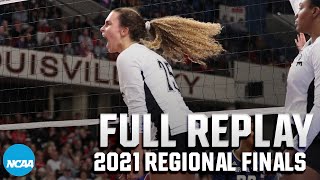 Louisville vs. Georgia Tech: 2021 NCAA volleyball regional final | FULL REPLAY screenshot 4