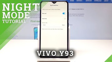 How to Activate Blue Light Filter in VIVO Y93 - Eye Protection