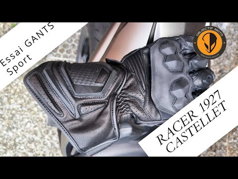 Le Racer Le Castellet, les gants racing tout en sobriété