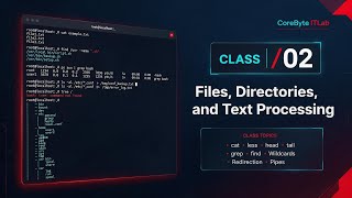 13.2.0  Linux RHCSA Class 02: Files, Directories & Text Processing |  CoreByteITLab