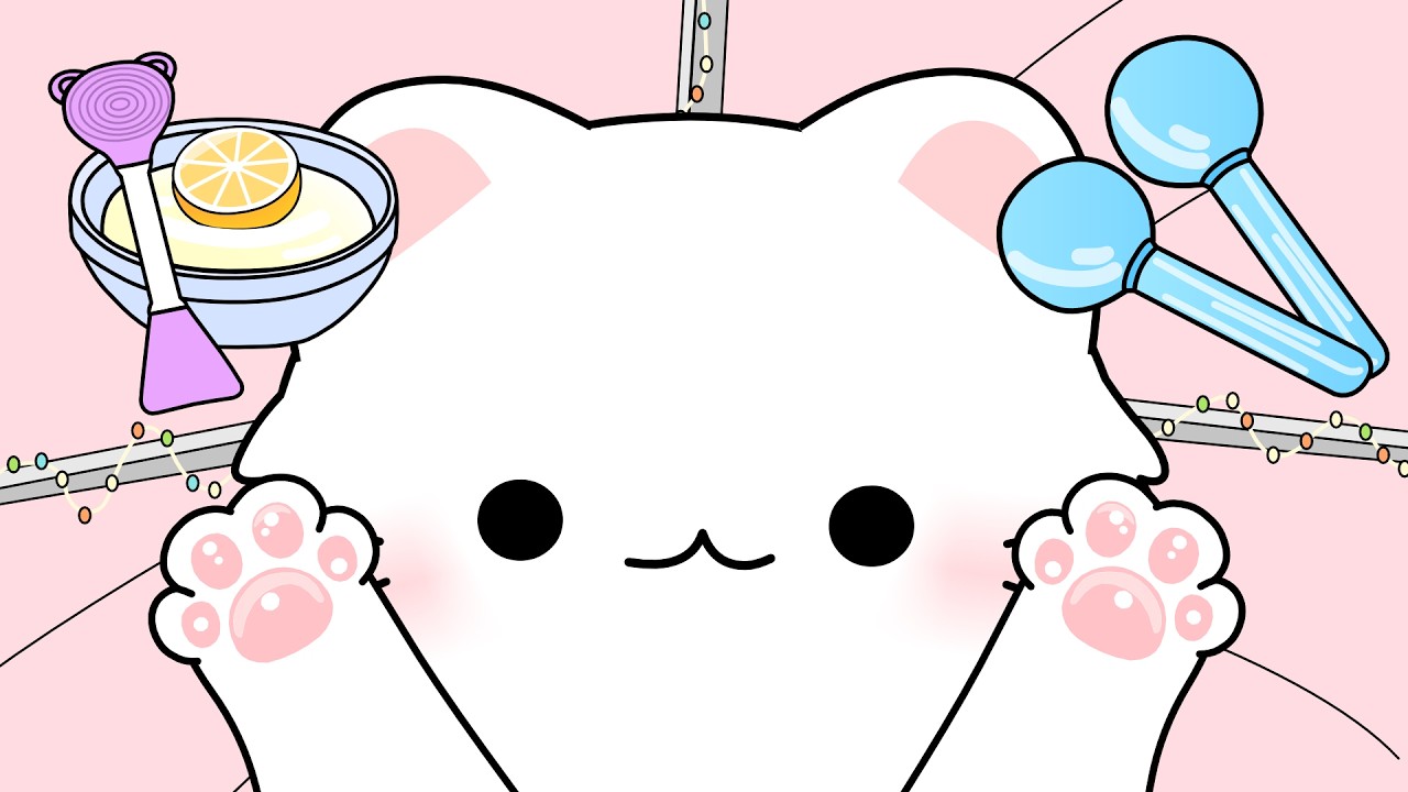 My first ASMR video | Cat does your skincare