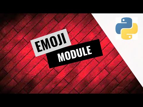 Trying Out The Emoji Module In Python!