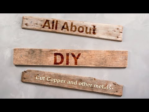How to cut copper