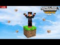 Minecraft live:one block public smp😊#live minecraftlive