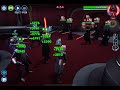 SWGOH, Grand Arena: Mer (Baylan Skoll 2 Omicrons + FDC) vs Emperor Palpatine Lead